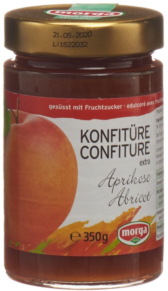 MORGA confiture abricots av fructose 350 g