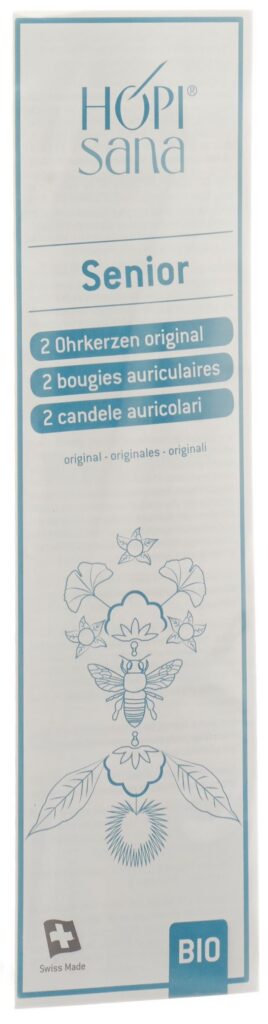 HOPISANA bougies auriculair bleues bourdonne 2 pce