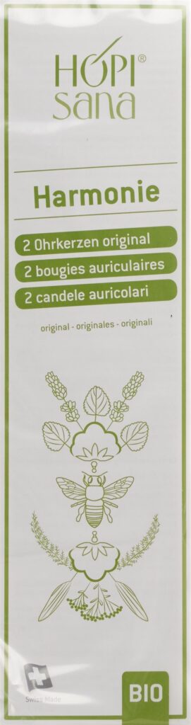 HOPISANA bougies auriculair vertes harmonisa 2 pce