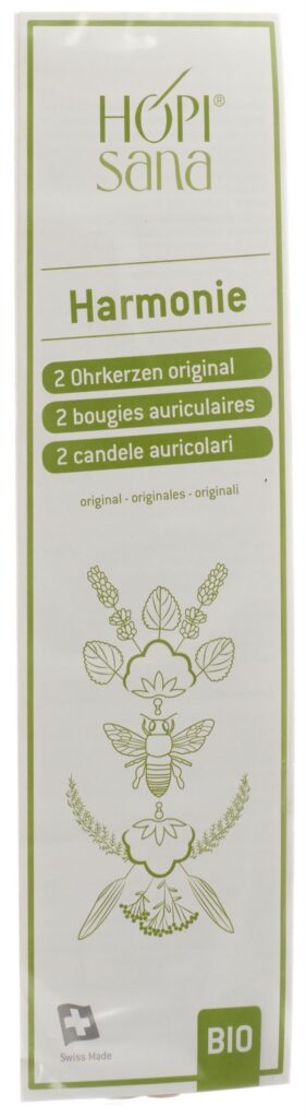 HOPISANA bougies auriculair vertes harmonisa 2 pce