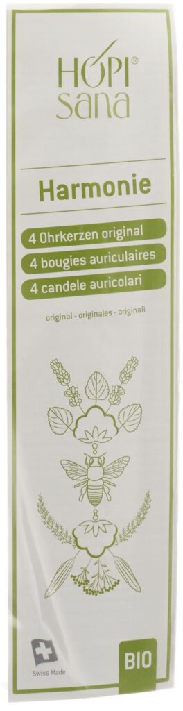 HOPISANA bougies auriculair vertes harmonisa 4 pce
