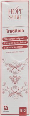 HOPISANA bougies auriculaire rouges inflamma 2 pce