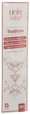 HOPISANA bougies auriculaire rouges inflamma 2 pce