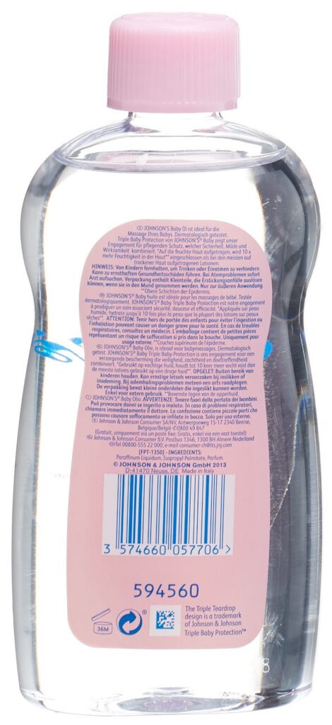 JOHNSONS BABY huile fl 300 ml