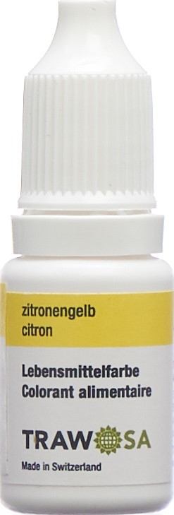TRAWOSA colorant alimentaire citron 10 ml