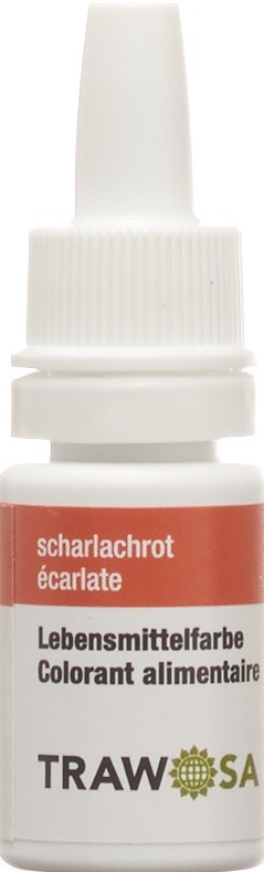 TRAWOSA colorant alimentaire écarlate 10 ml
