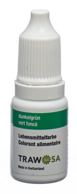TRAWOSA colorant alimentaire vert foncé 10 ml