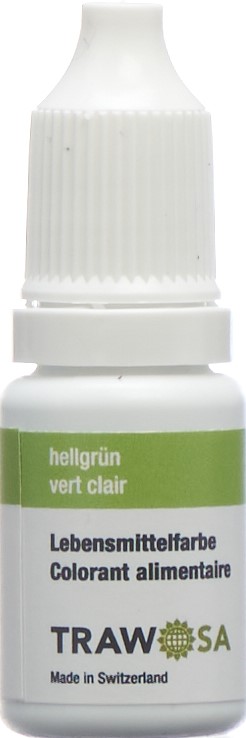 TRAWOSA colorant alimentaire vert clair 10 ml
