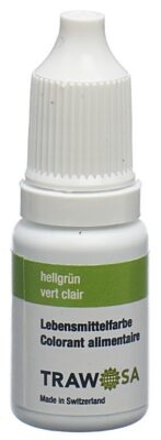 TRAWOSA colorant alimentaire vert clair 10 ml
