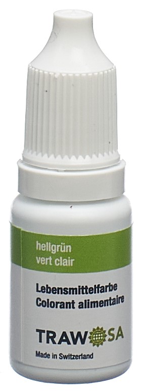 TRAWOSA colorant alimentaire vert clair 10 ml