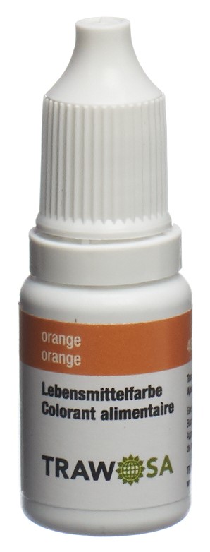 TRAWOSA colorant alimentaire orange 10 ml