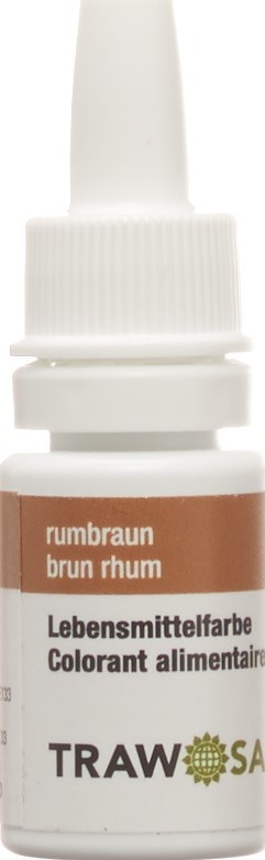 TRAWOSA colorant alimentaire brun rhum 10 ml