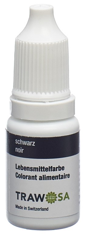 TRAWOSA colorant alimentaire noir 10 ml