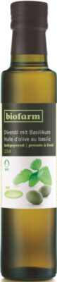 BIOFARM huile olive avec basilic bourgeon 250 ml