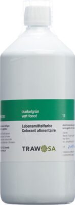 TRAWOSA colorant alimentaire vert foncé 1000 ml