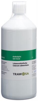 TRAWOSA colorant alimentaire vert foncé 1000 ml