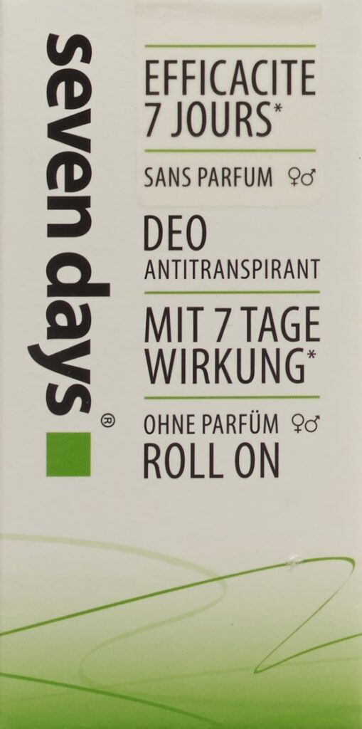 SEVEN DAYS déodorant antitranspirant roll-on 50 ml