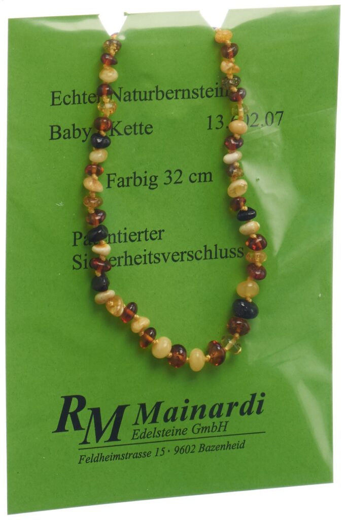 MAINARDI ambre natur 32cm color fermeture sécu