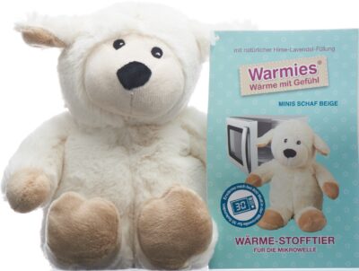 WARMIES Minis peluche réchauffante mouton beige