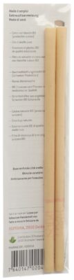 HOPISANA bougies auriculair roses wellness 2 pce