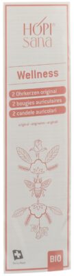 HOPISANA bougies auriculair roses wellness 2 pce
