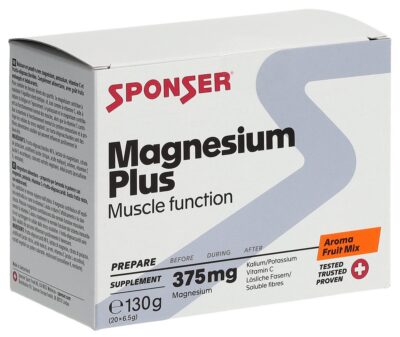 SPONSER Magnesium Plus Fruit Mix 20 sach 6.5 g