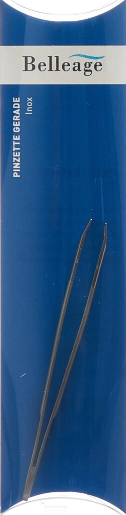 BELLEAGE pincette droite inox