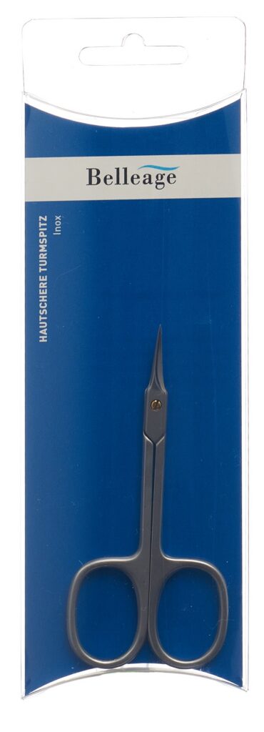 BELLEAGE ciseaux peau pointe fin inox