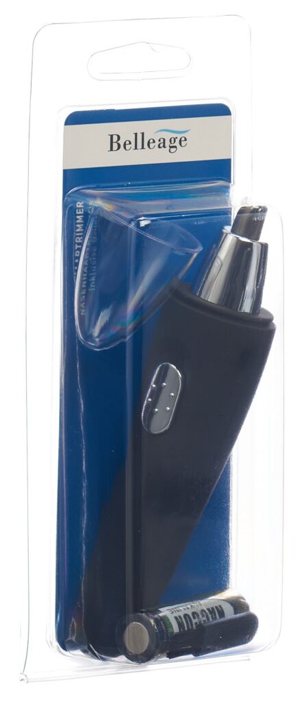 BELLEAGE tondeuse pour nez inclue batterie