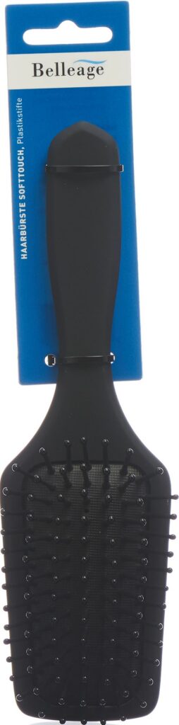 BELLEAGE brosse à cheveux softtouch mini