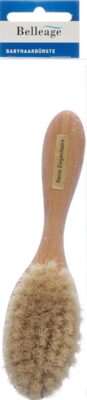 BELLEAGE brosse à cheveux bébé bois poils chèvre