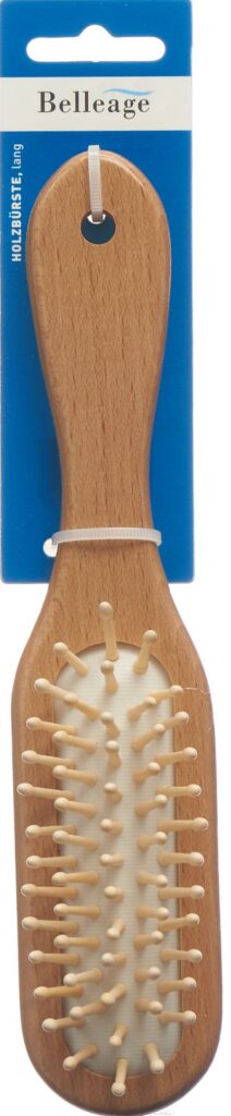 BELLEAGE brosse bois étroite longue
