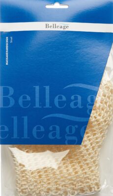 BELLEAGE gant de massage sisal fin