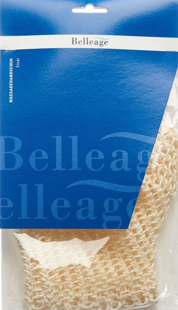 BELLEAGE gant de massage sisal fin