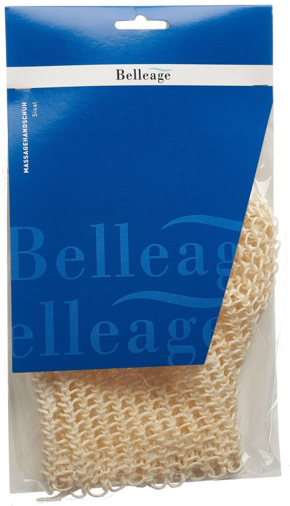 BELLEAGE gant de massage sisal fin