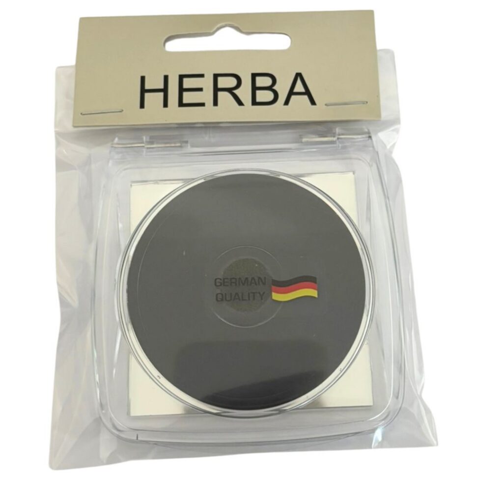 HERBA miroir de poche transparent