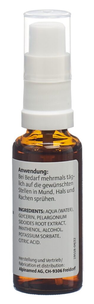 ALPINAMED Pelarom Pelargonium spray 30 ml
