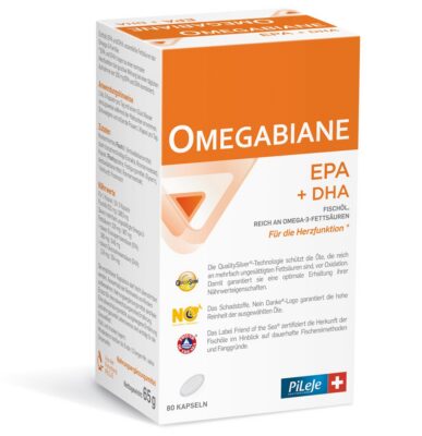 OMEGABIANE EPA + DHA caps 621 mg blist 80 pce