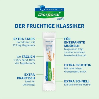 MAGNESIUM DIASPORAL activ direct orange 60 pce