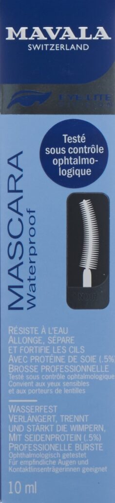 MAVALA mascara waterproof noir 10 ml