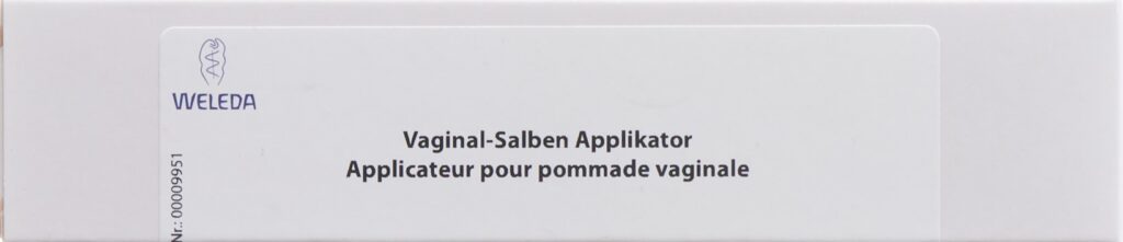 WELEDA applicateur vaginal pommade 3 pce