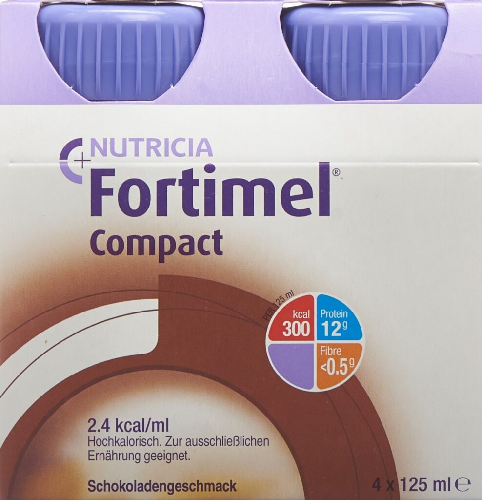 FORTIMEL Compact 2.4 kcal chocolat 4 fl 125 ml