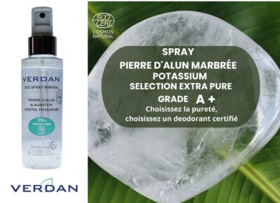 VERDAN Pierre d'alun Déo spray Ecocertifié 100 ml