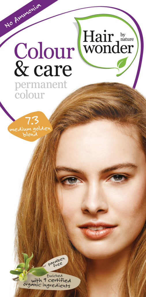 HAIRWONDER colour & care 7.3 blond doré