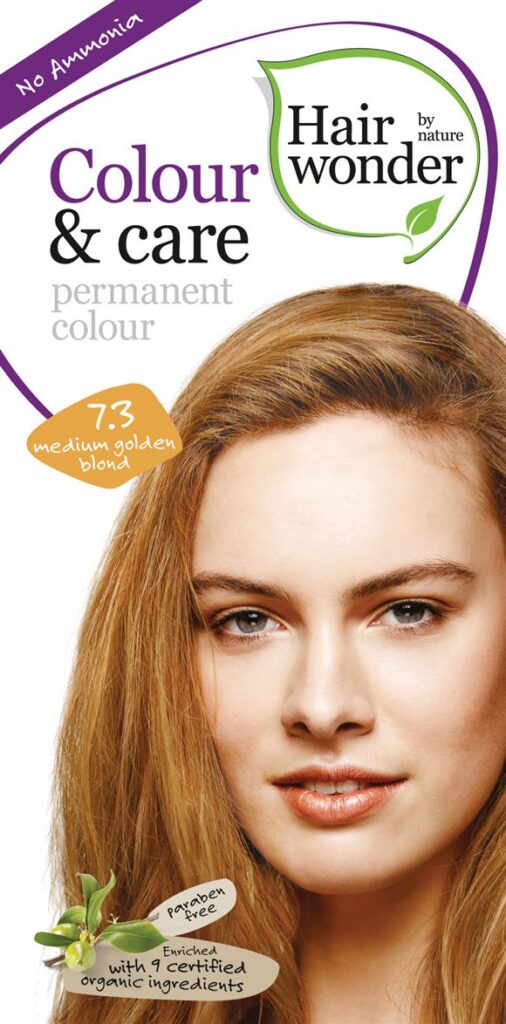 HAIRWONDER colour & care 7.3 blond doré
