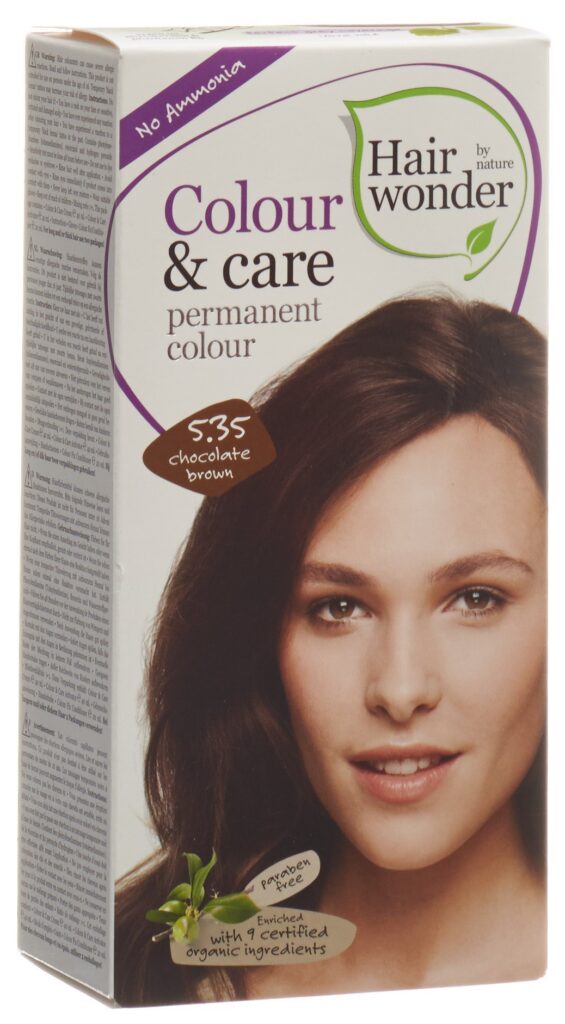 HAIRWONDER colour & care 5.35 brun chocolat