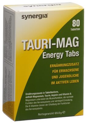 SYNERGIA Tauri Mag energy tabs 80 pce