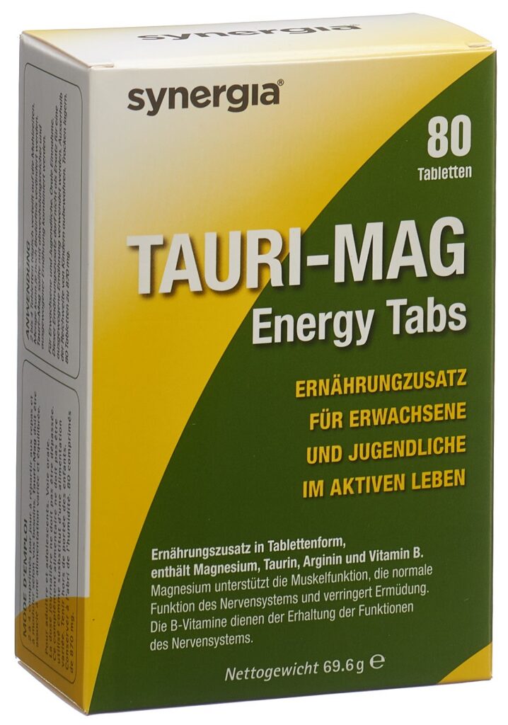 SYNERGIA Tauri Mag energy tabs 80 pce