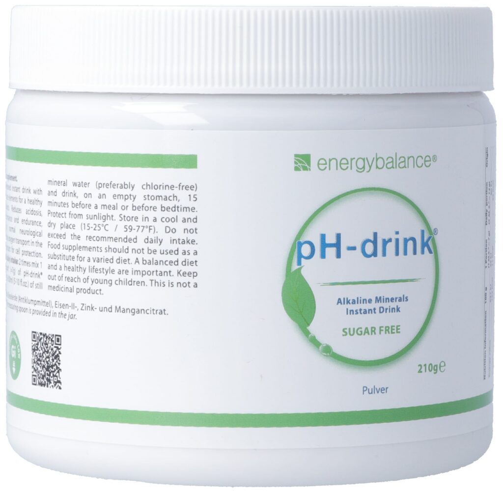 ENERGYBALANCE pH-drink sugar-free bte 210 g