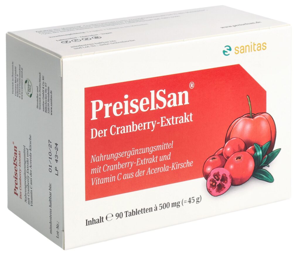 PREISELSAN avec extrait cranberry cpr 90 pce